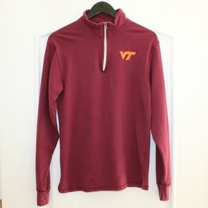 Virginia Tech quarter-zip pullover (men’s S)